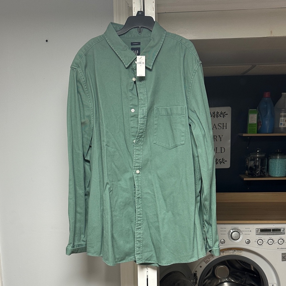 GAP Green Men's Shirt